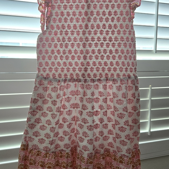 J. Crew Pink and White Midi Dress - Picture 7 of 7